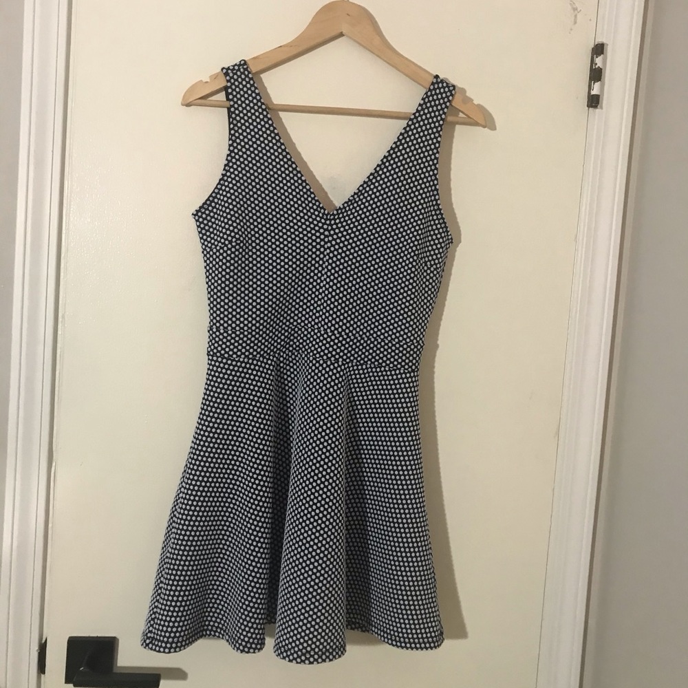 Forever 21 Polka dotted black and white dress
